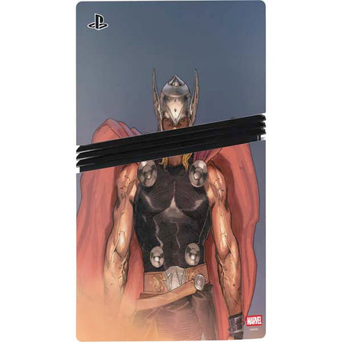 Marvel Thor God of Asgard PS5 Pro Disk Bundle  Skin